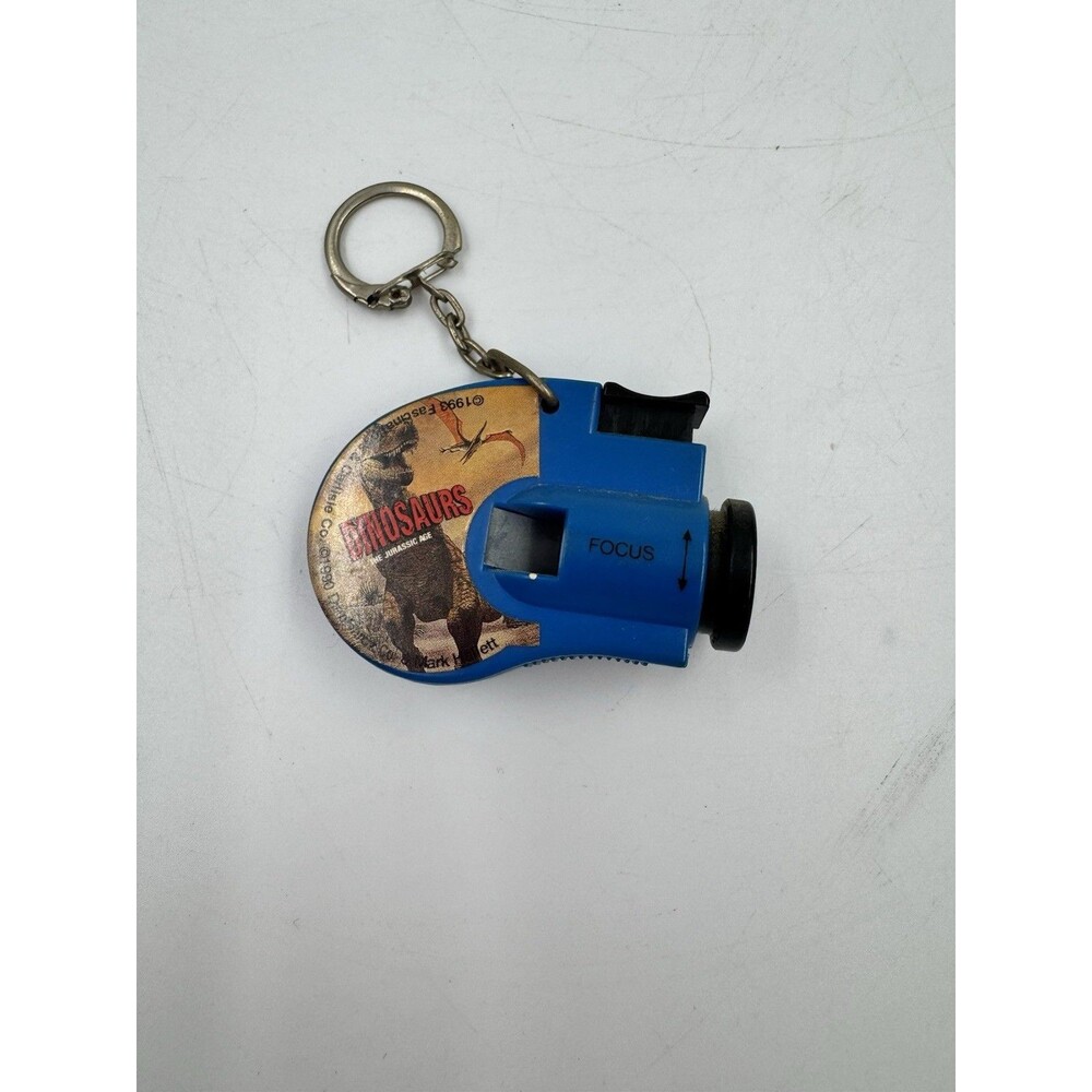 Vintage 1993 Plastic Dinosaurs The Jurassic Age Mini Pocketview Keychain